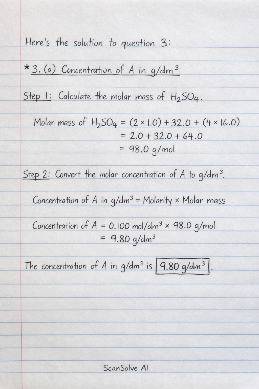 Handwritten step-by-step solution preview