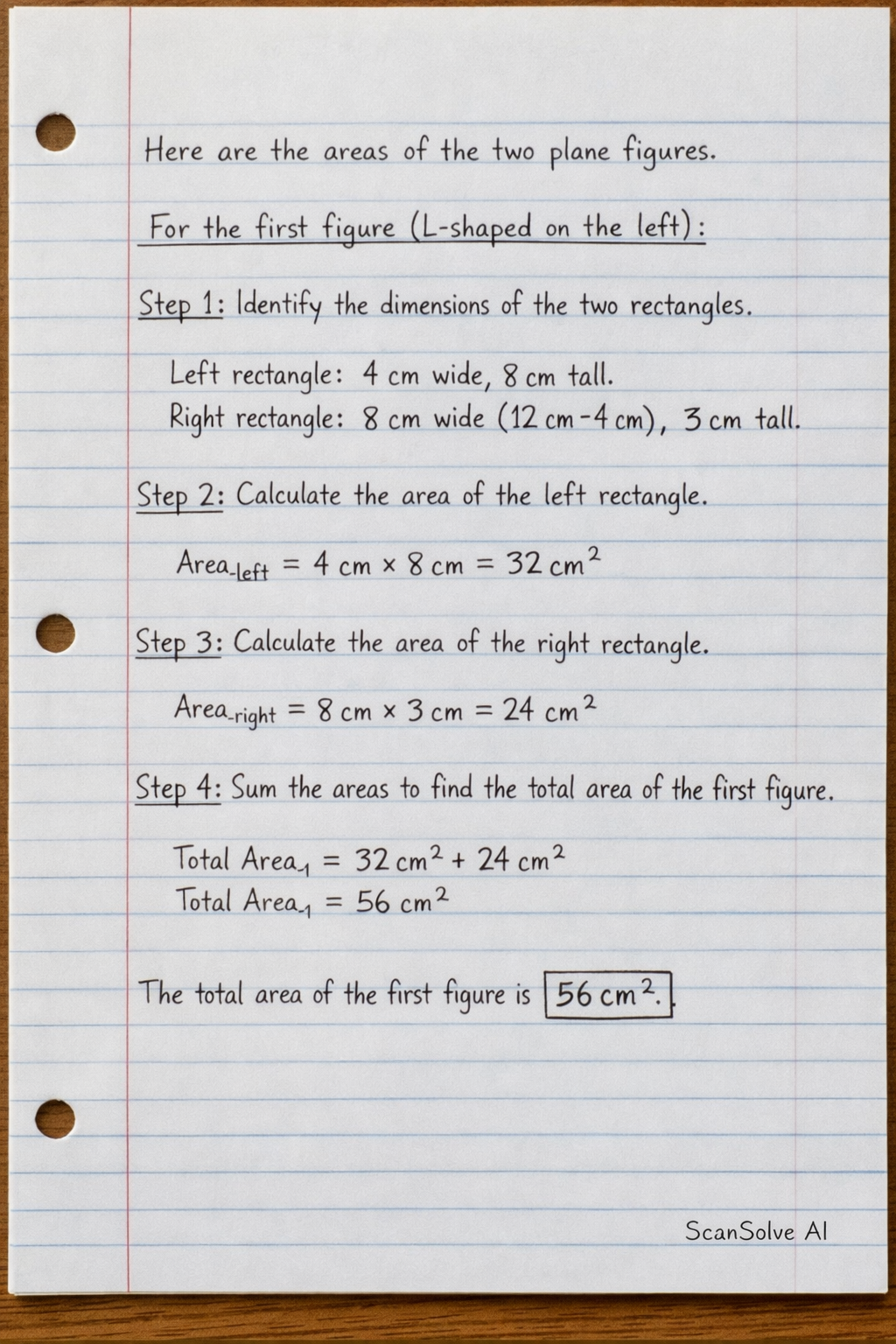 Handwritten step-by-step solution preview