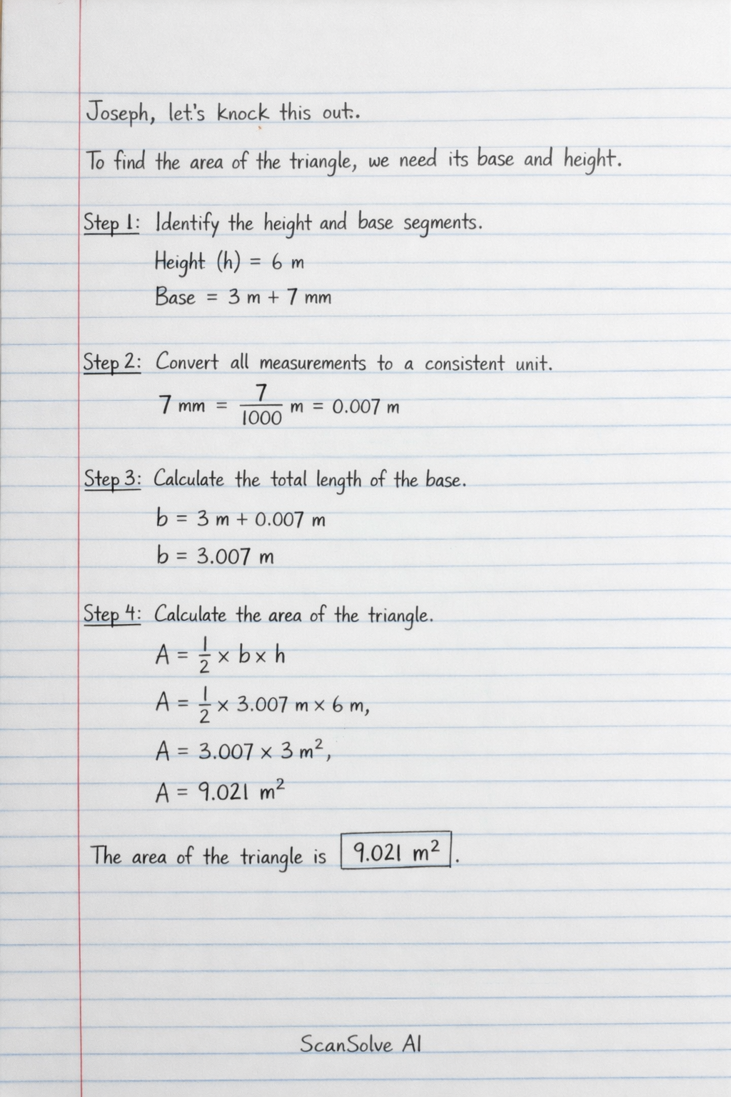 Handwritten step-by-step solution preview