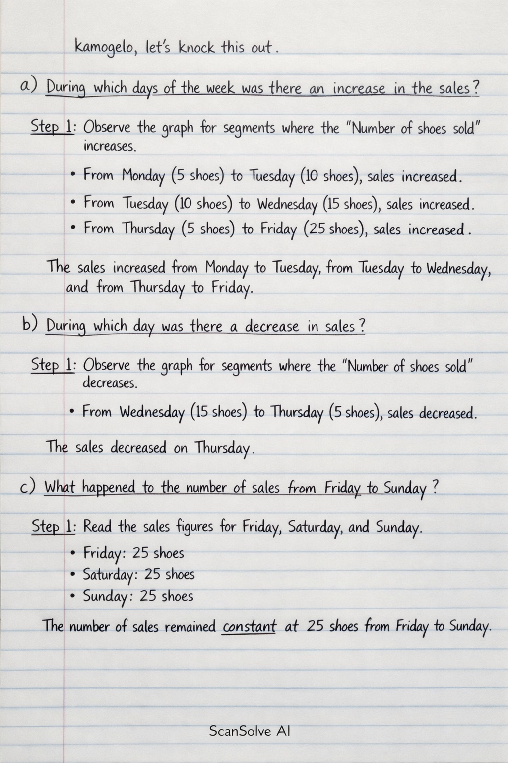 Handwritten step-by-step solution preview