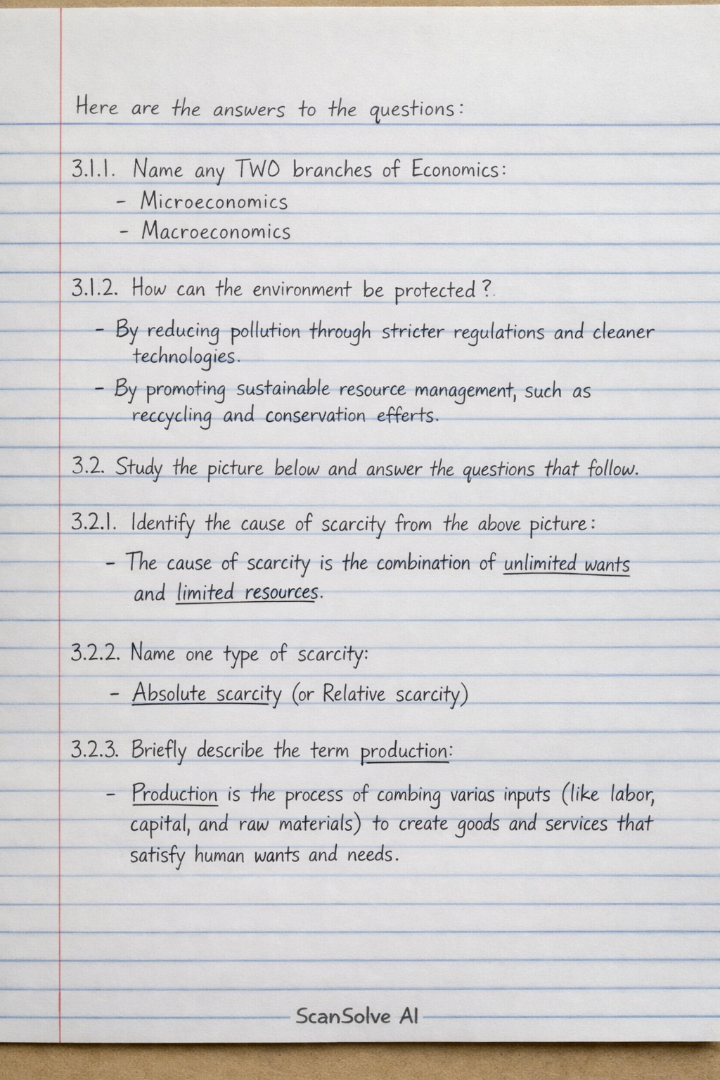 Handwritten step-by-step solution preview