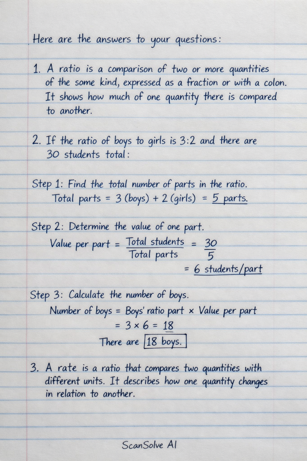 Handwritten step-by-step solution preview