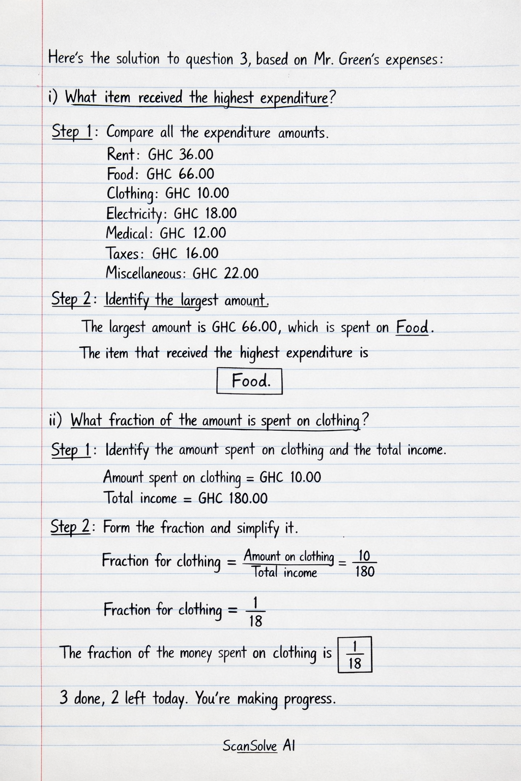 Handwritten step-by-step solution preview