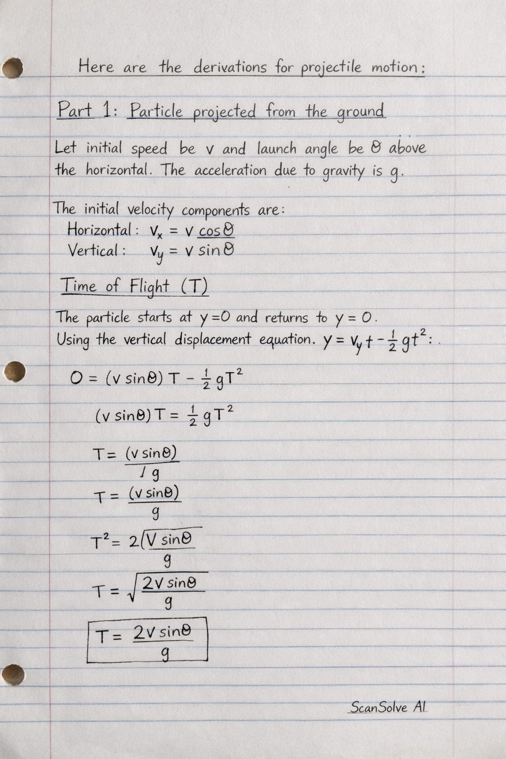 Handwritten step-by-step solution preview