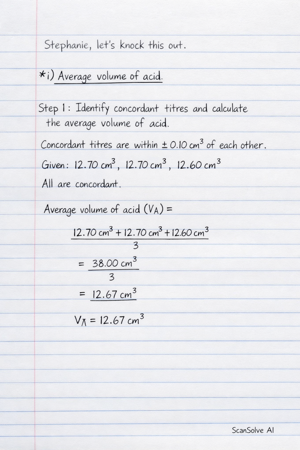 Handwritten step-by-step solution preview