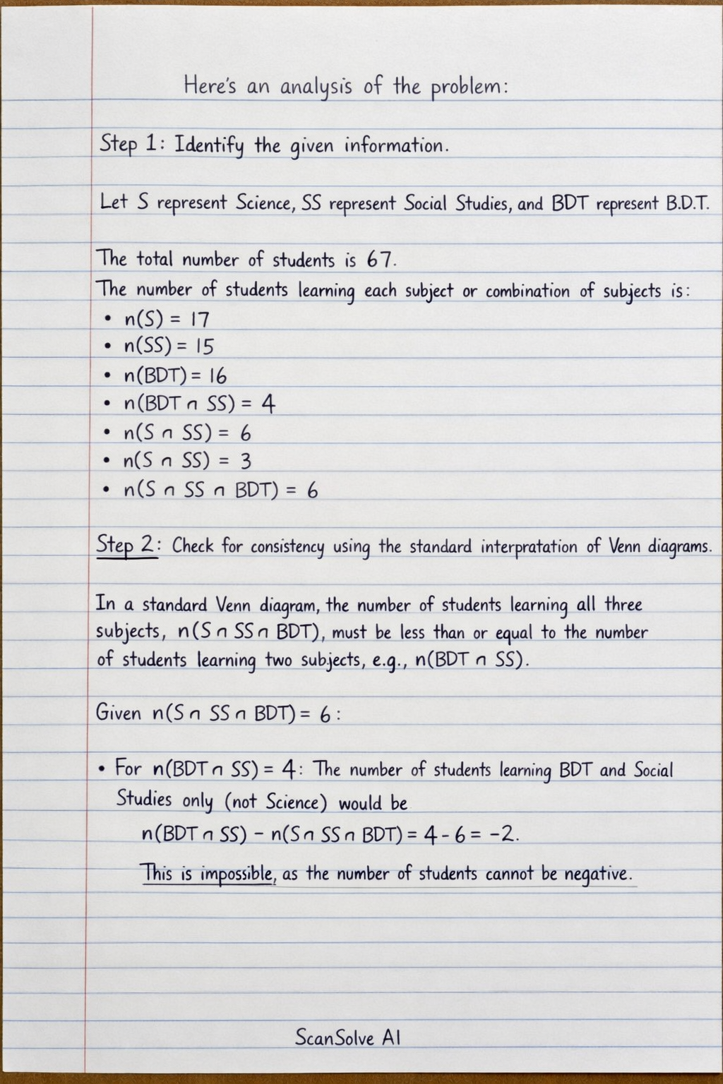 Handwritten step-by-step solution preview