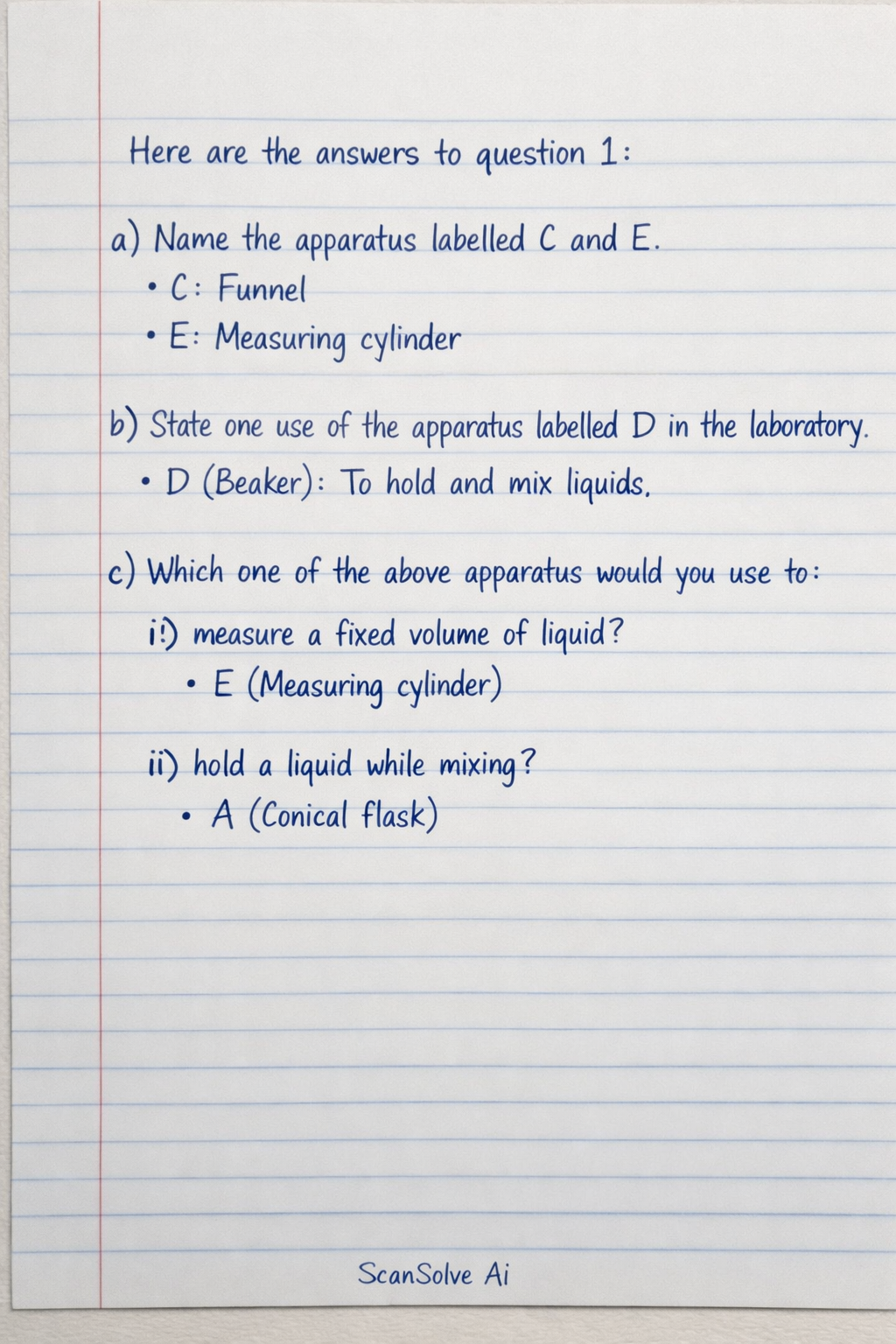 Handwritten step-by-step solution preview