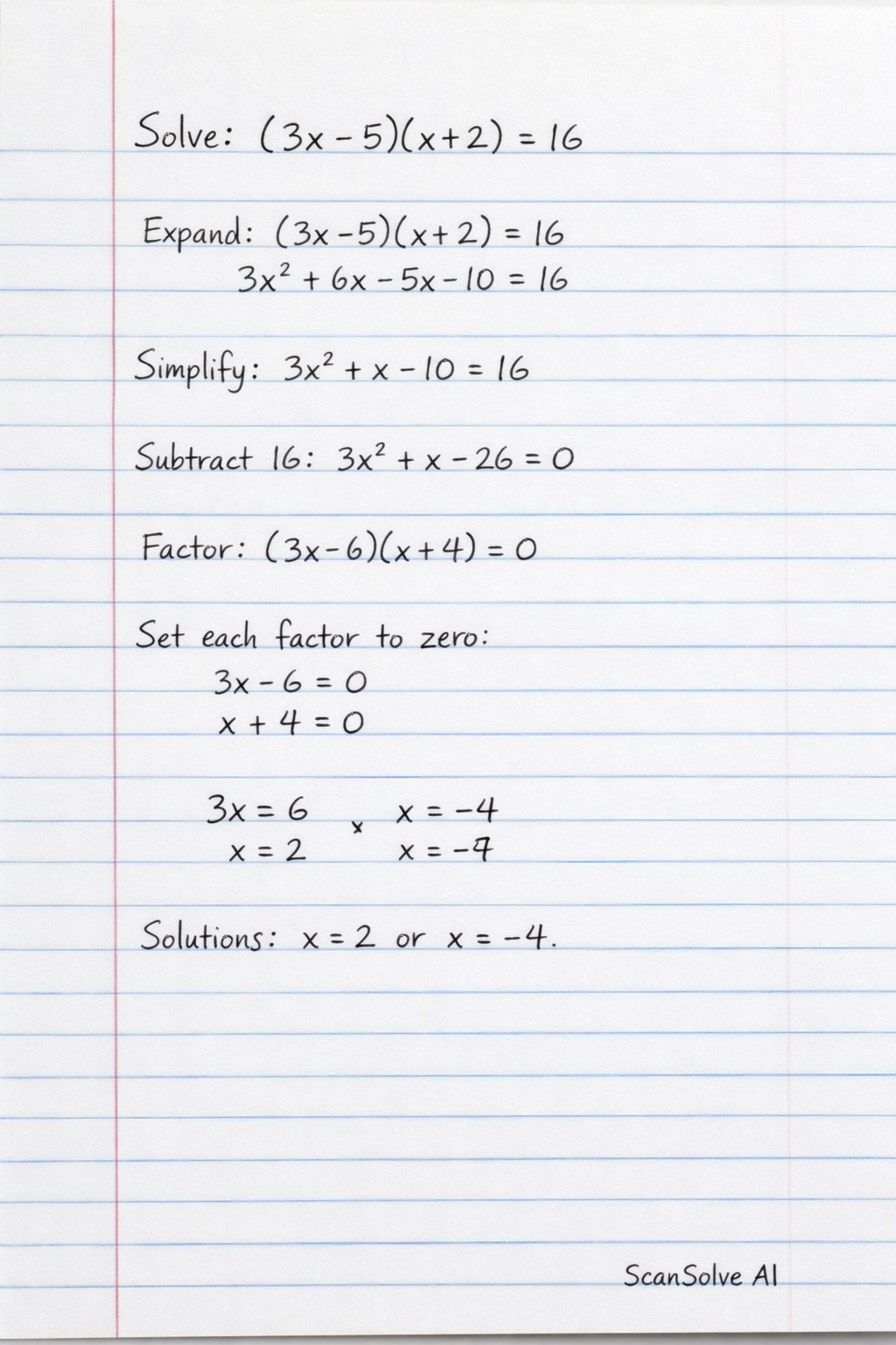 Handwritten step-by-step solution preview