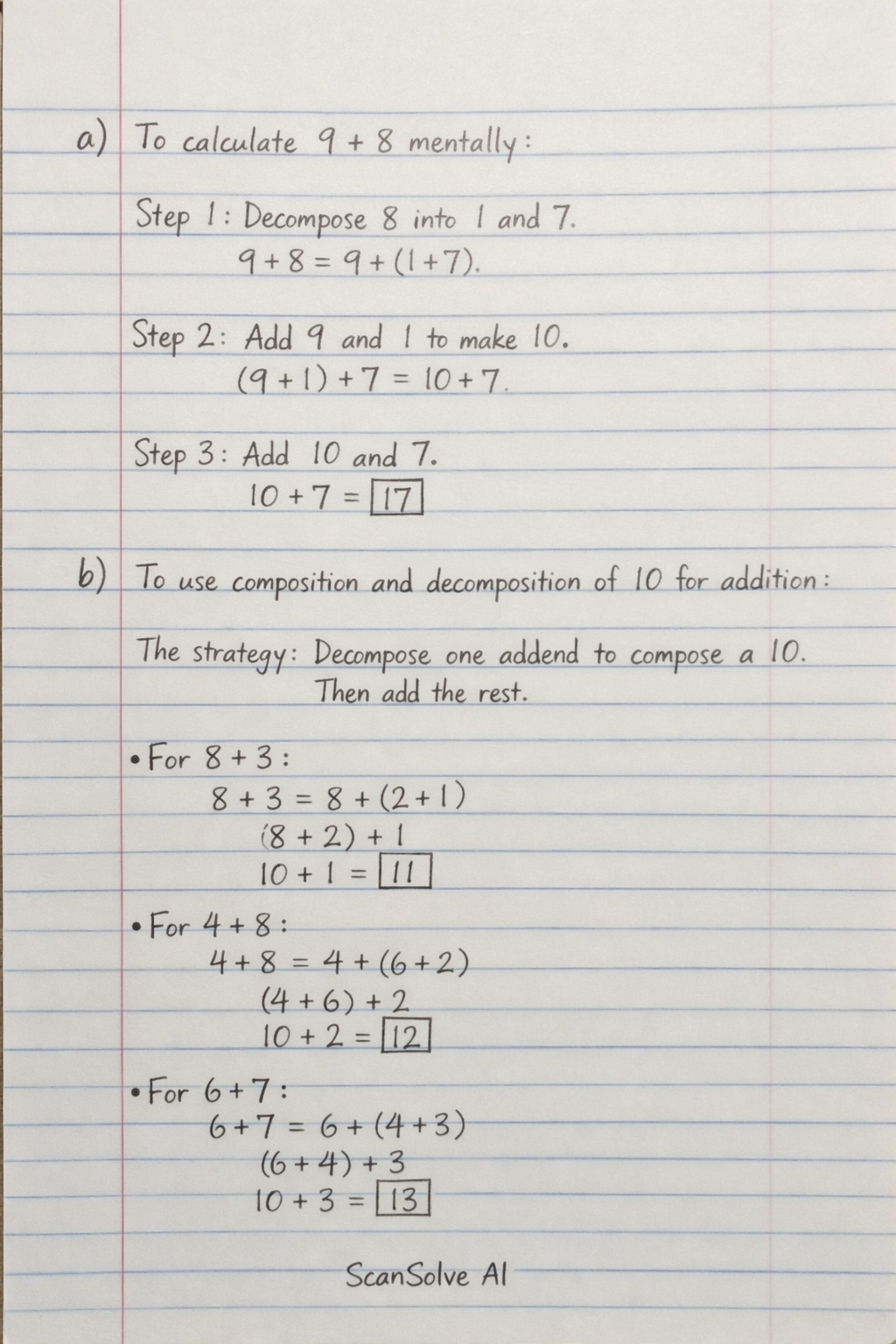 Handwritten step-by-step solution preview