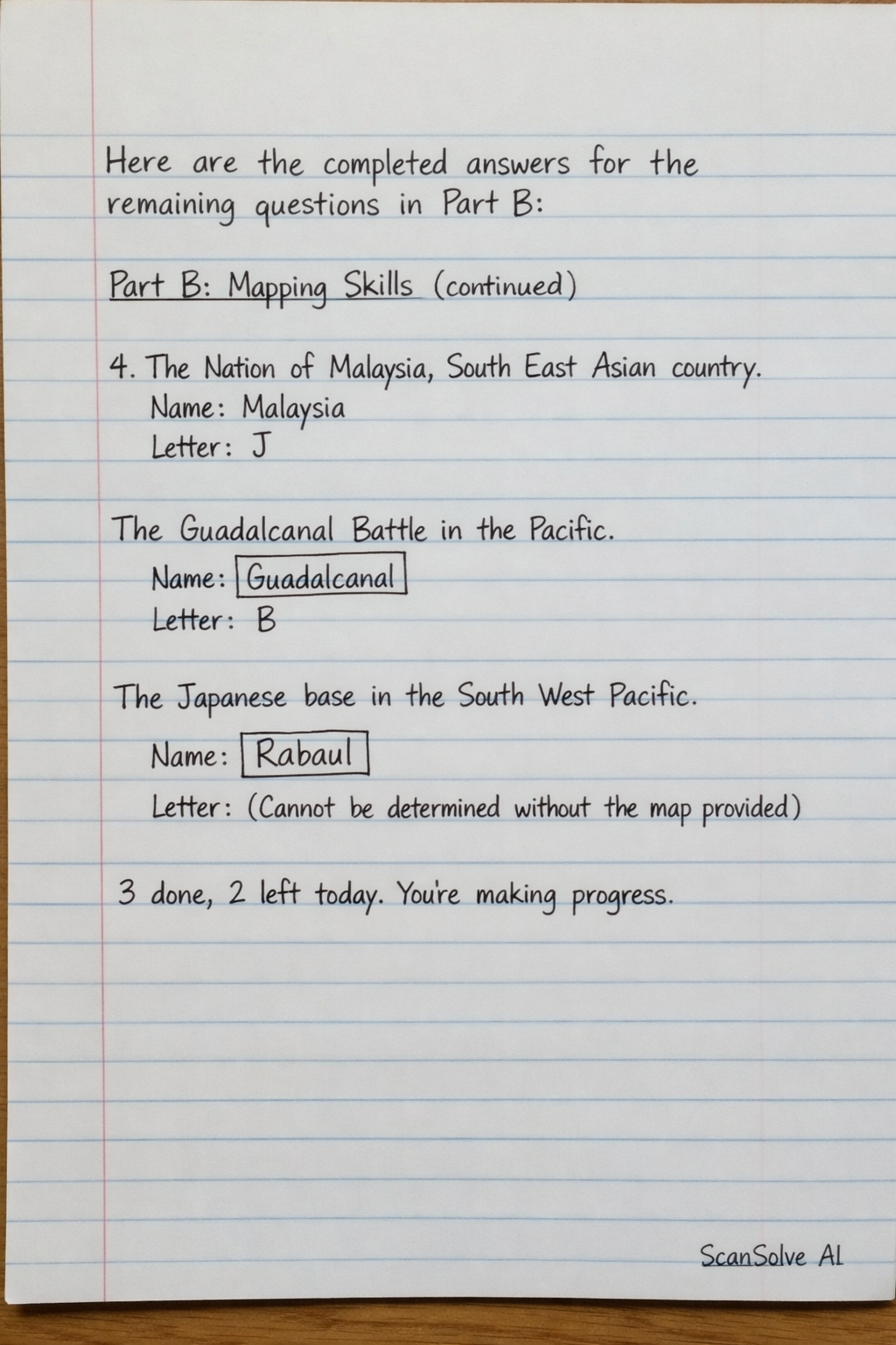 Handwritten step-by-step solution preview