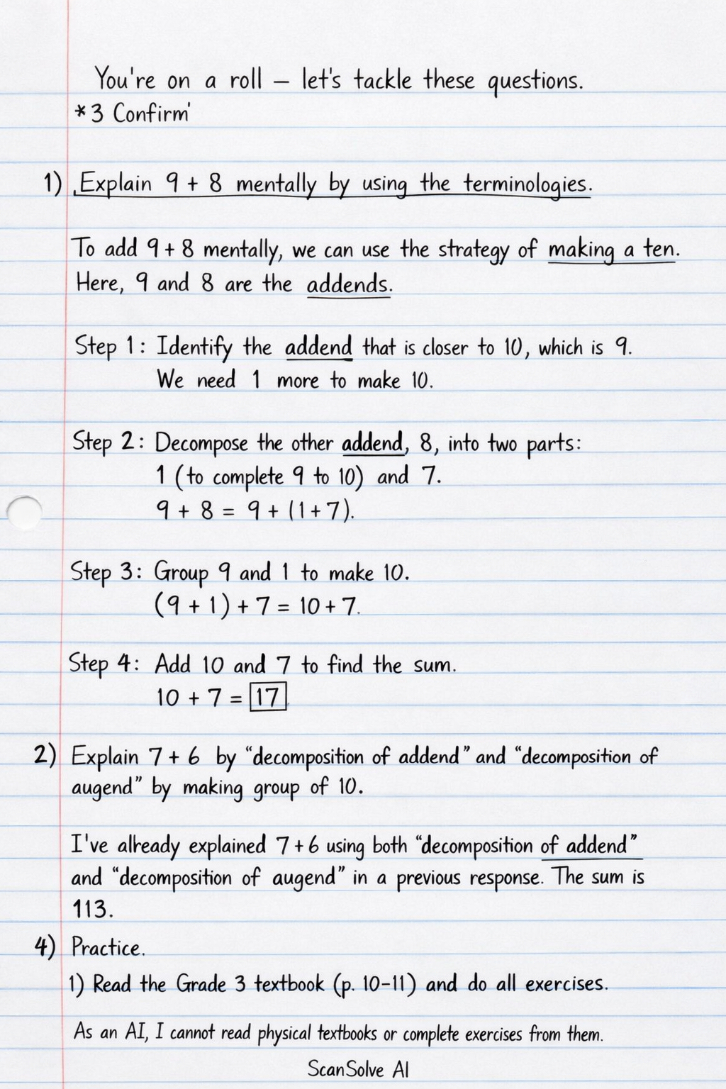 Handwritten step-by-step solution preview