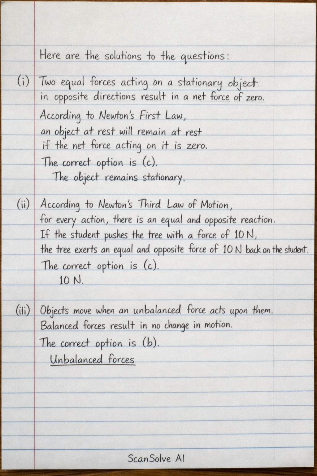 Handwritten step-by-step solution preview