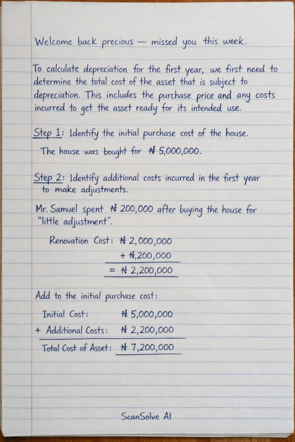 Handwritten step-by-step solution preview