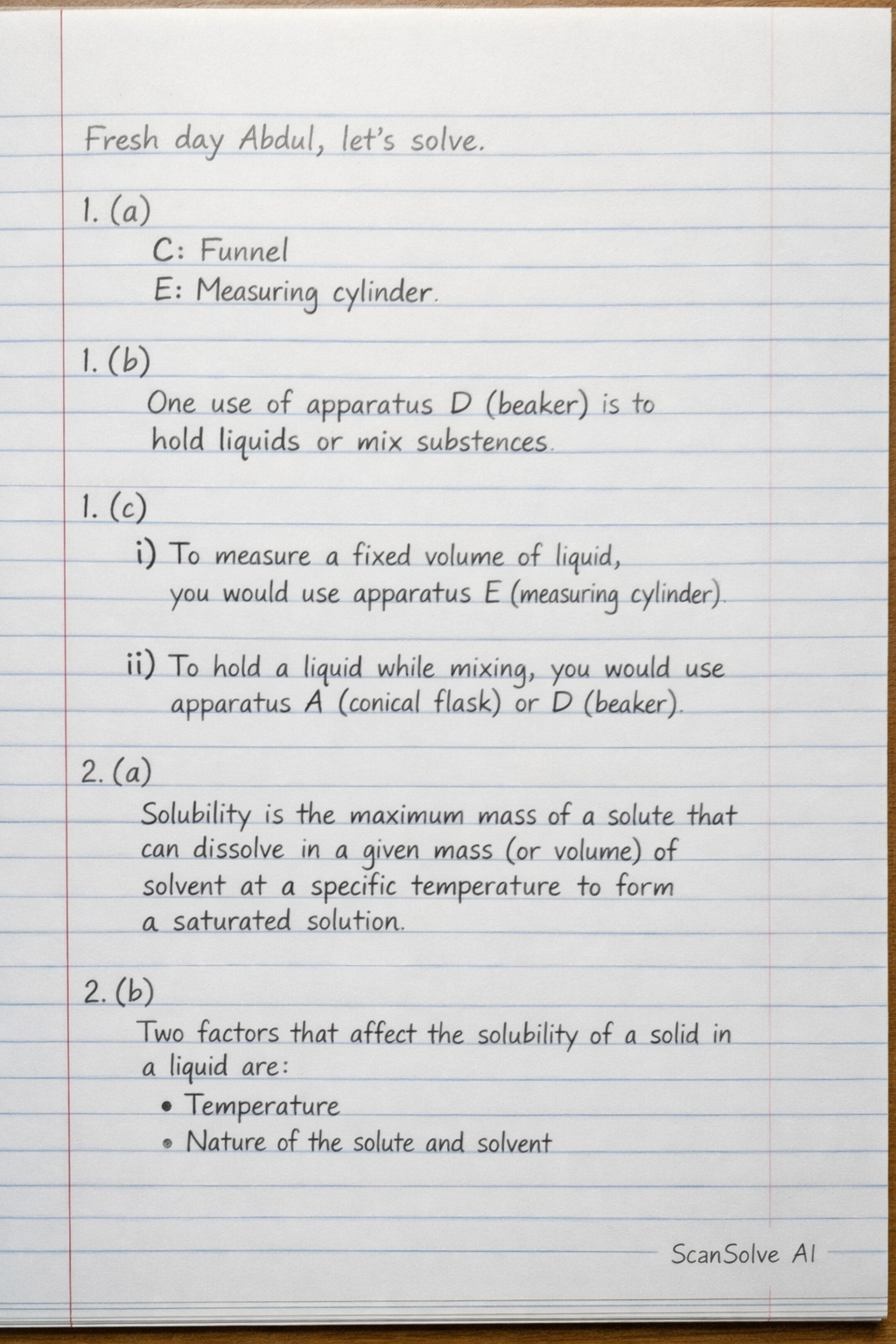 Handwritten step-by-step solution preview