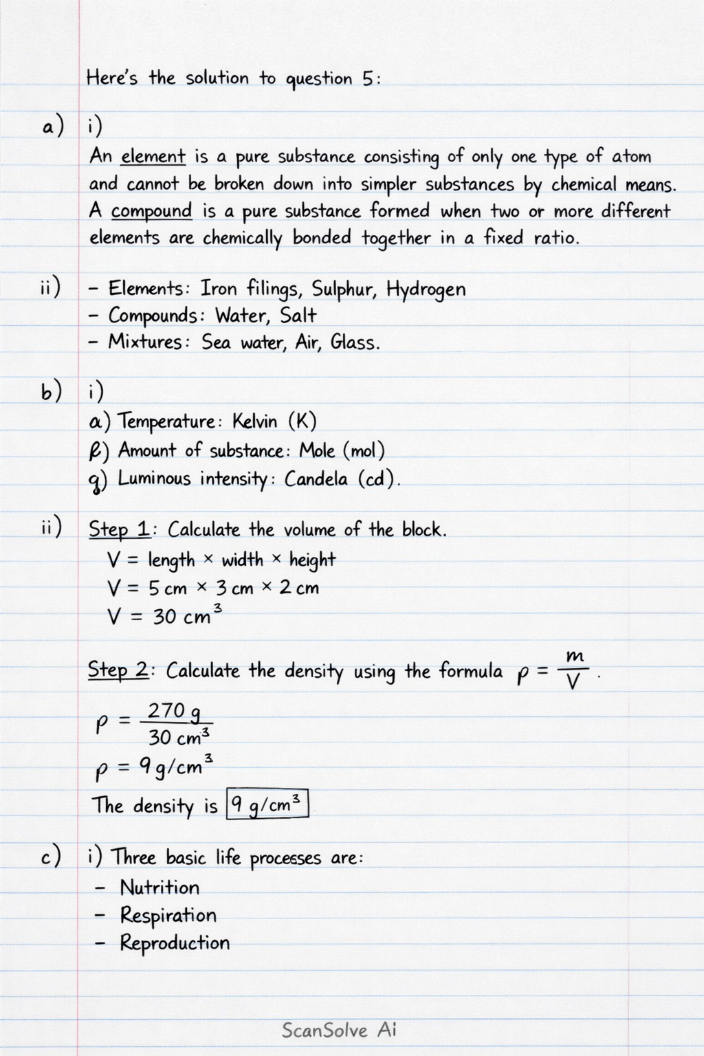 Handwritten step-by-step solution preview