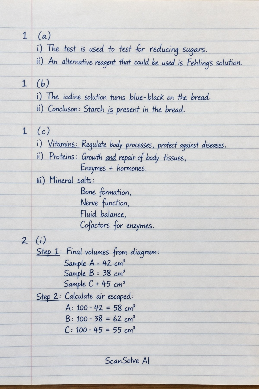 Handwritten step-by-step solution preview