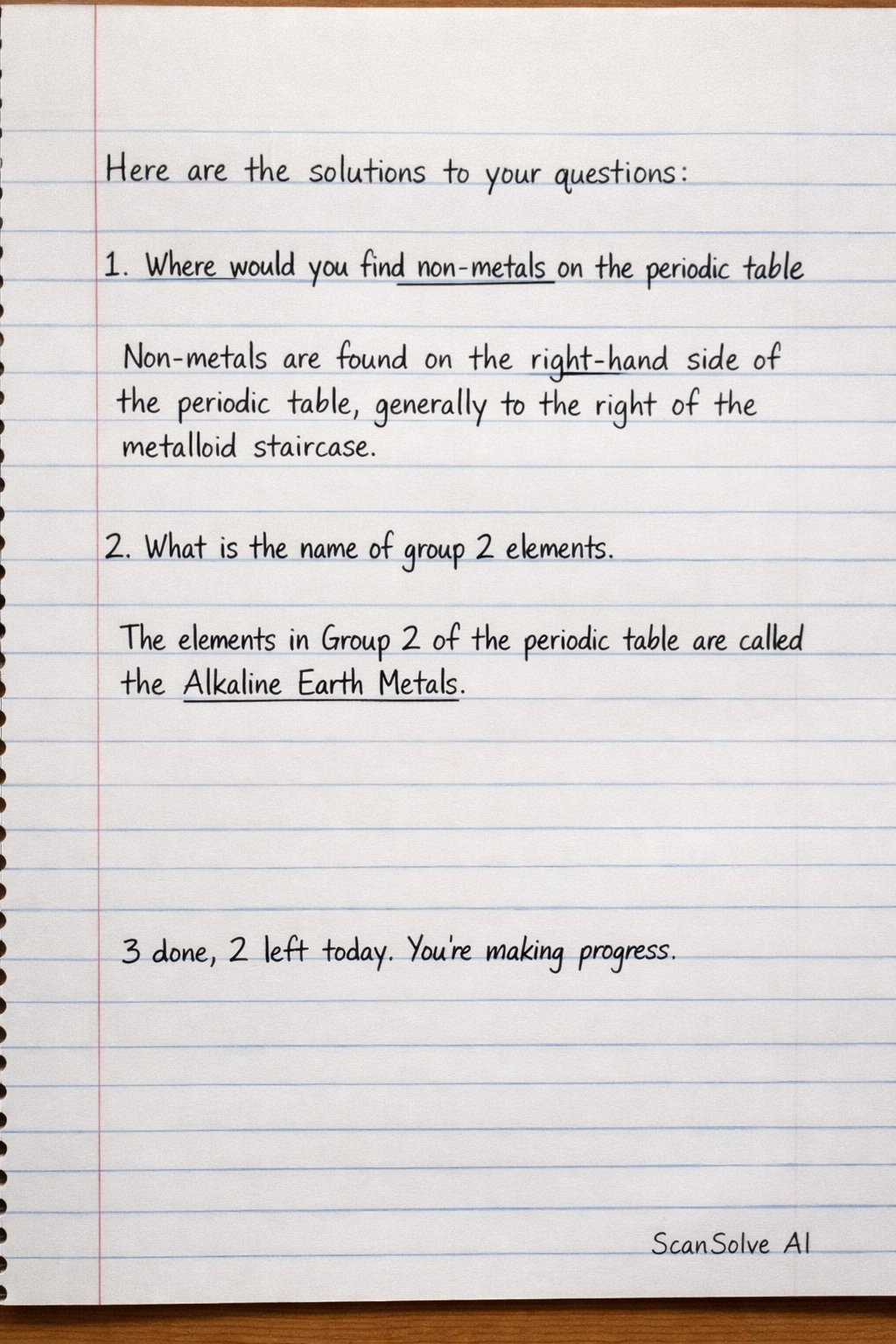Handwritten step-by-step solution preview