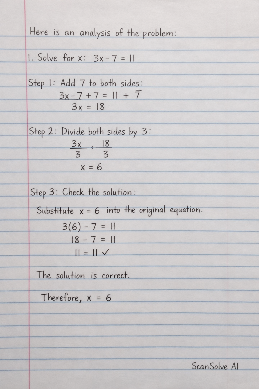 Handwritten step-by-step solution preview