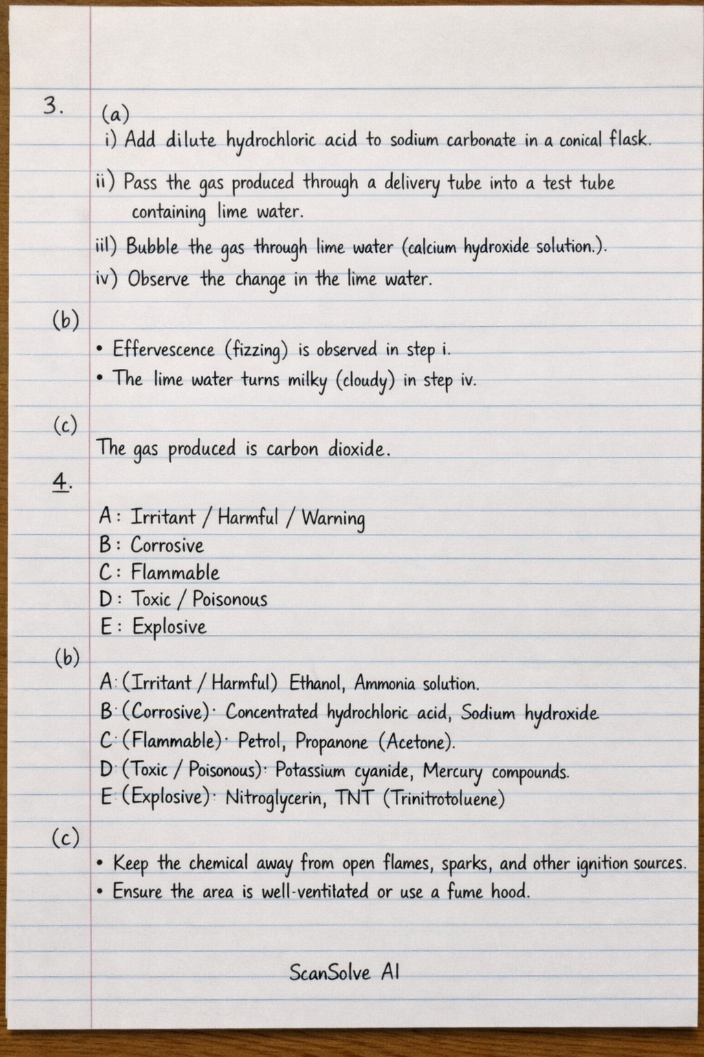 Handwritten step-by-step solution preview