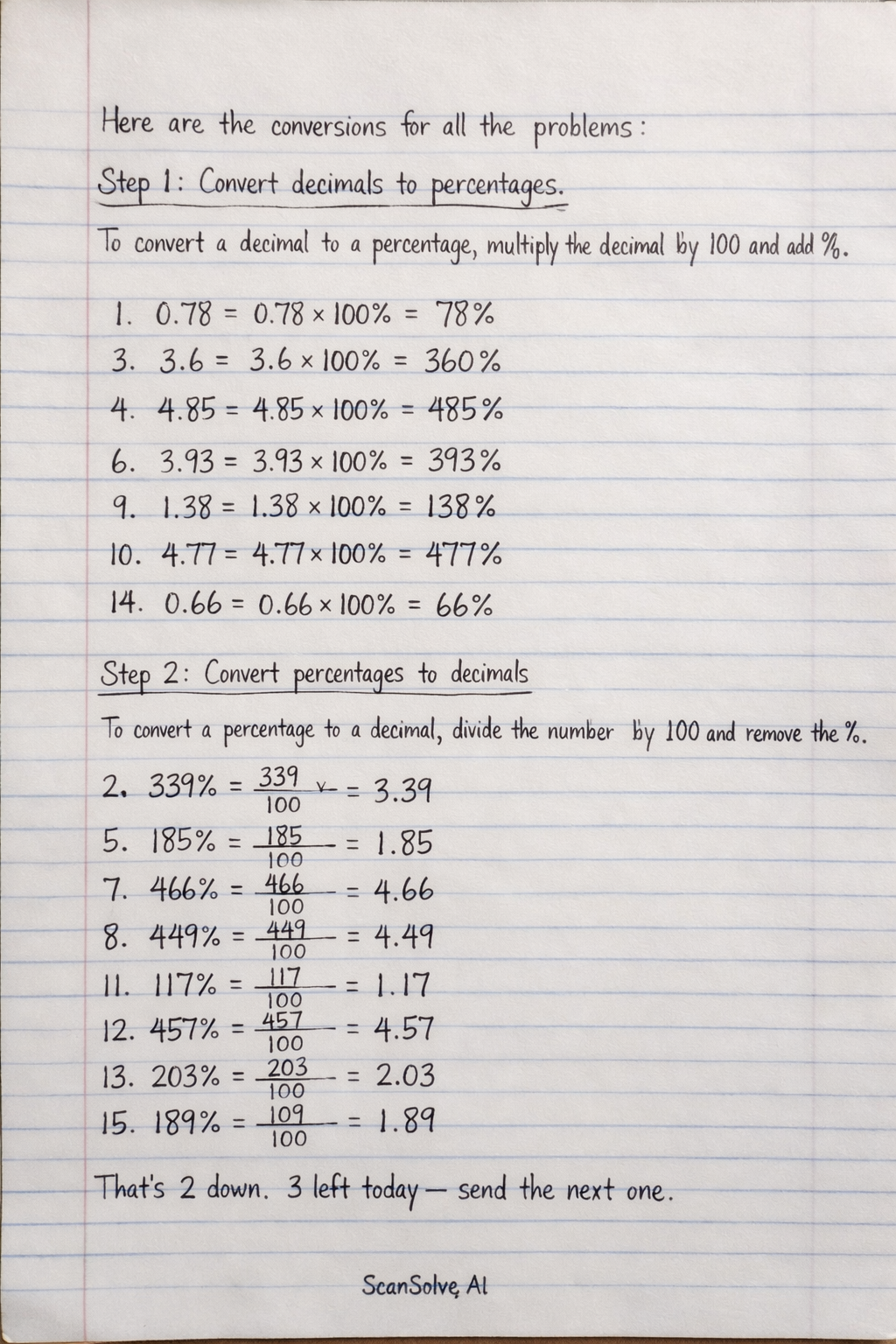 Handwritten step-by-step solution preview