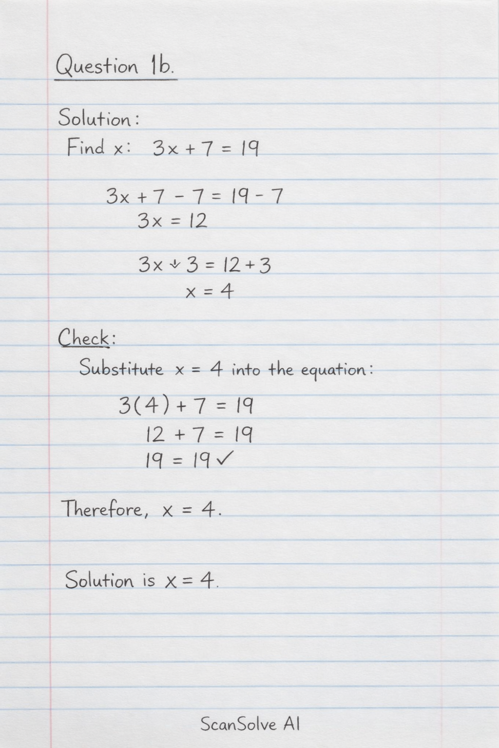 Handwritten step-by-step solution preview