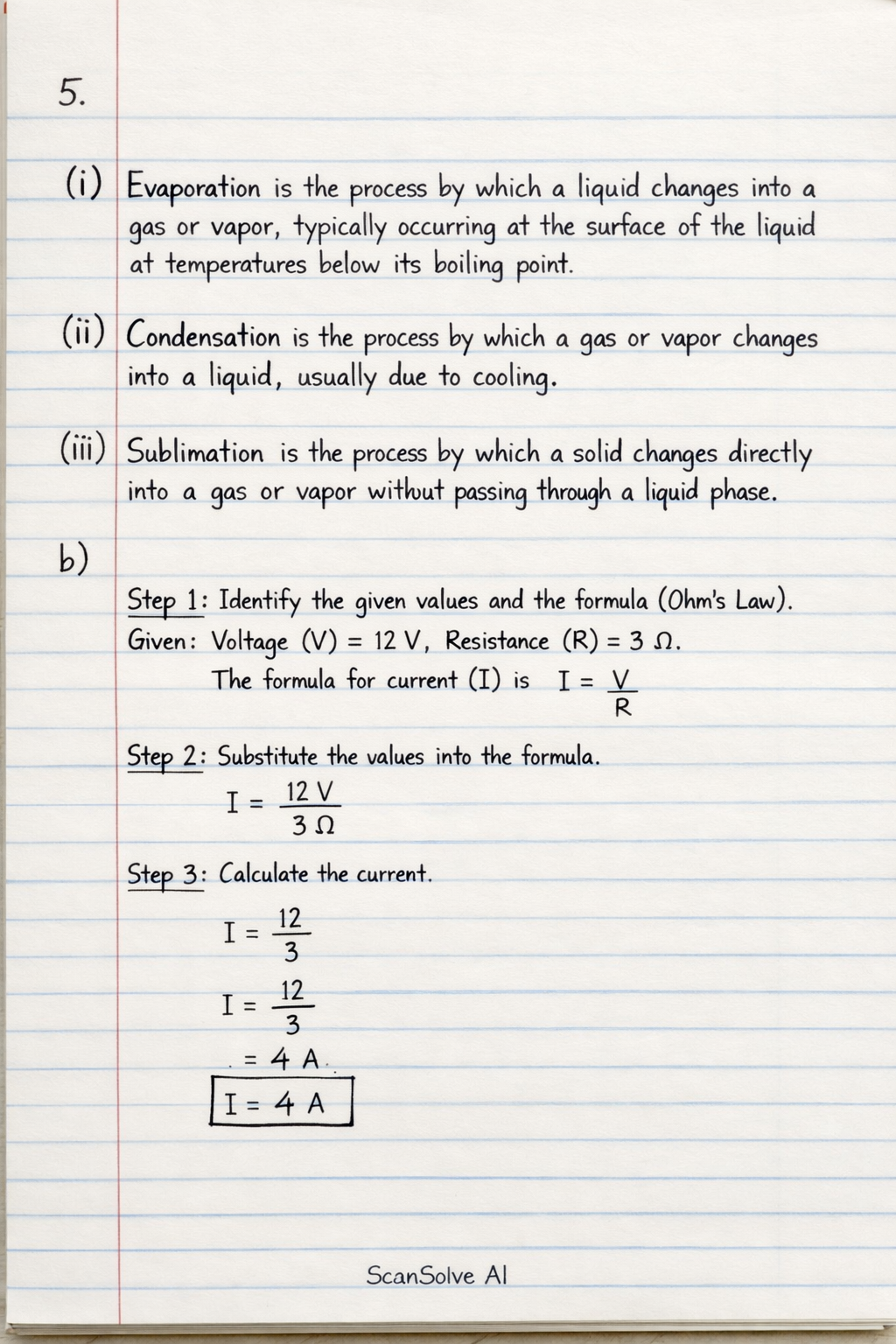 Handwritten step-by-step solution preview