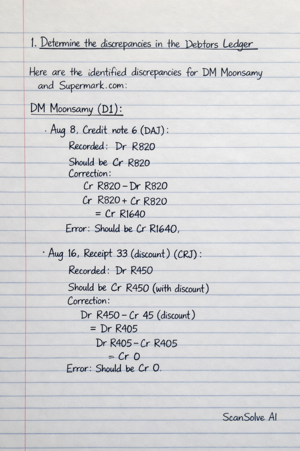 Handwritten step-by-step solution preview