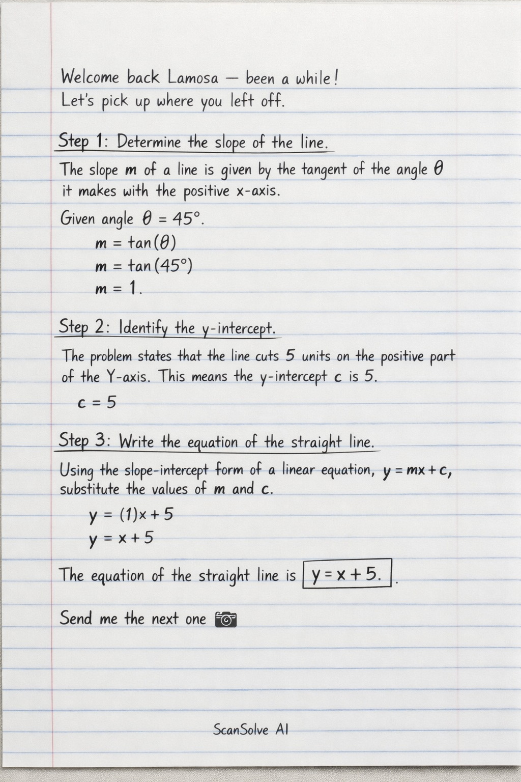 Handwritten step-by-step solution preview