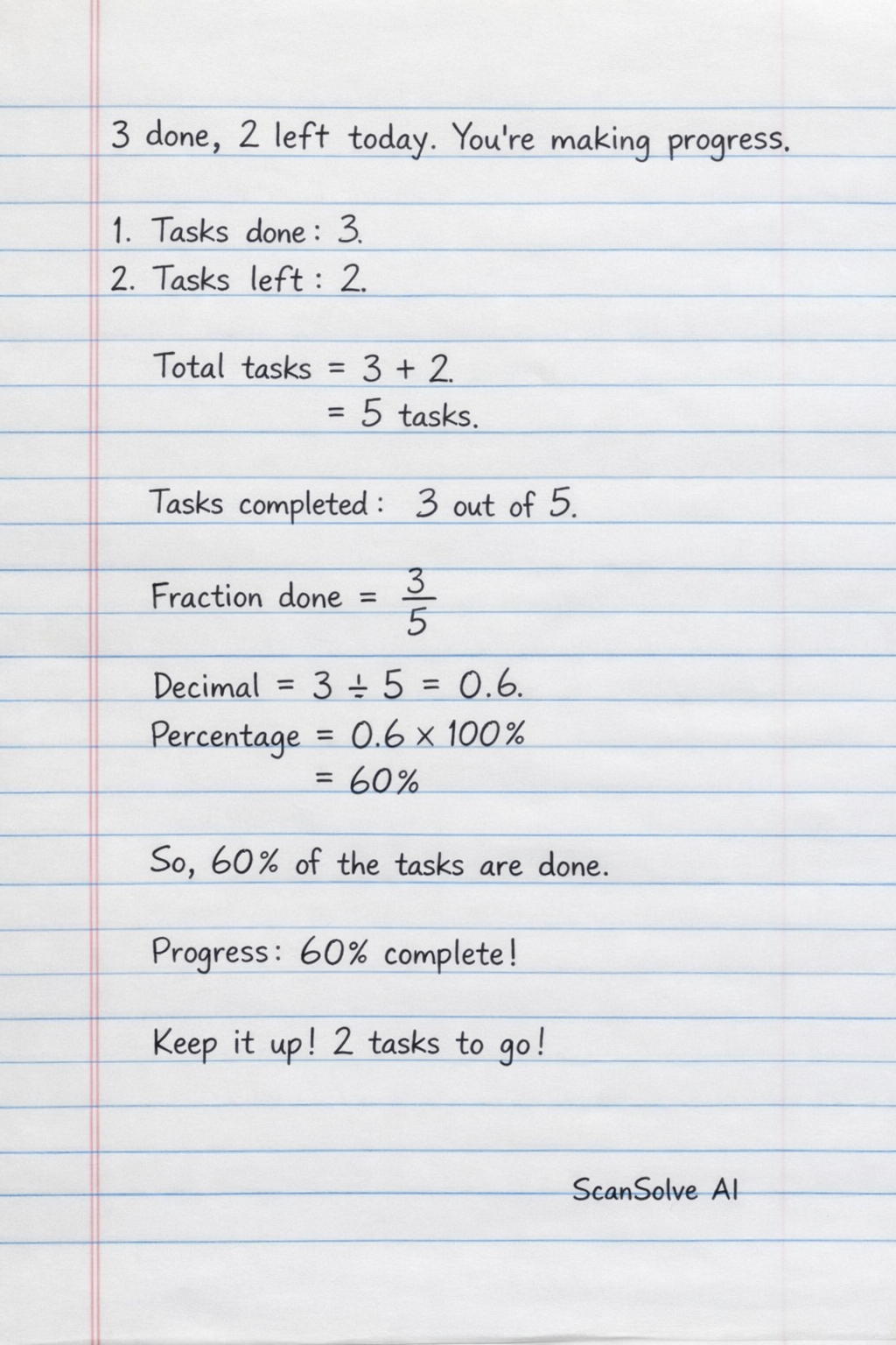 Handwritten step-by-step solution preview