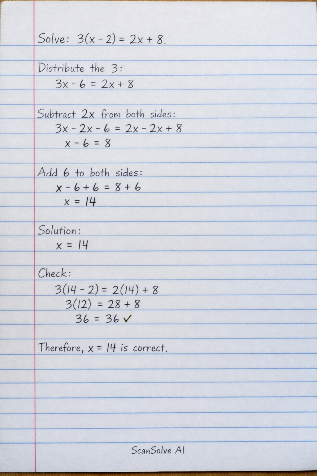 Handwritten step-by-step solution preview