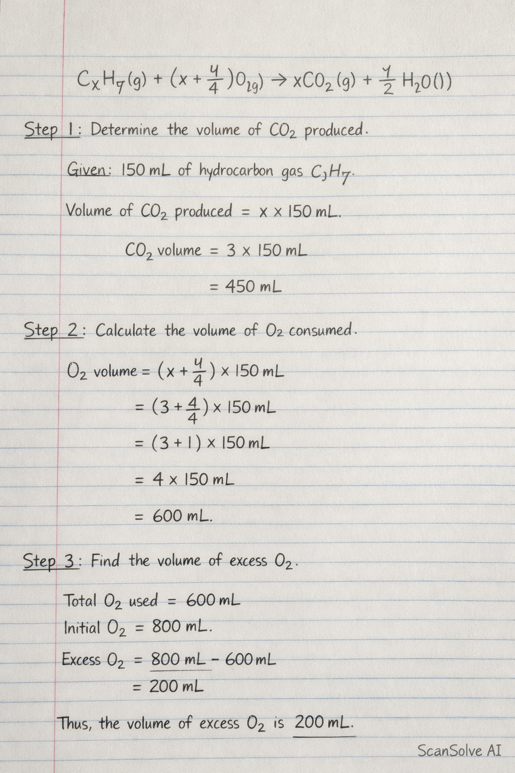 Handwritten step-by-step solution preview