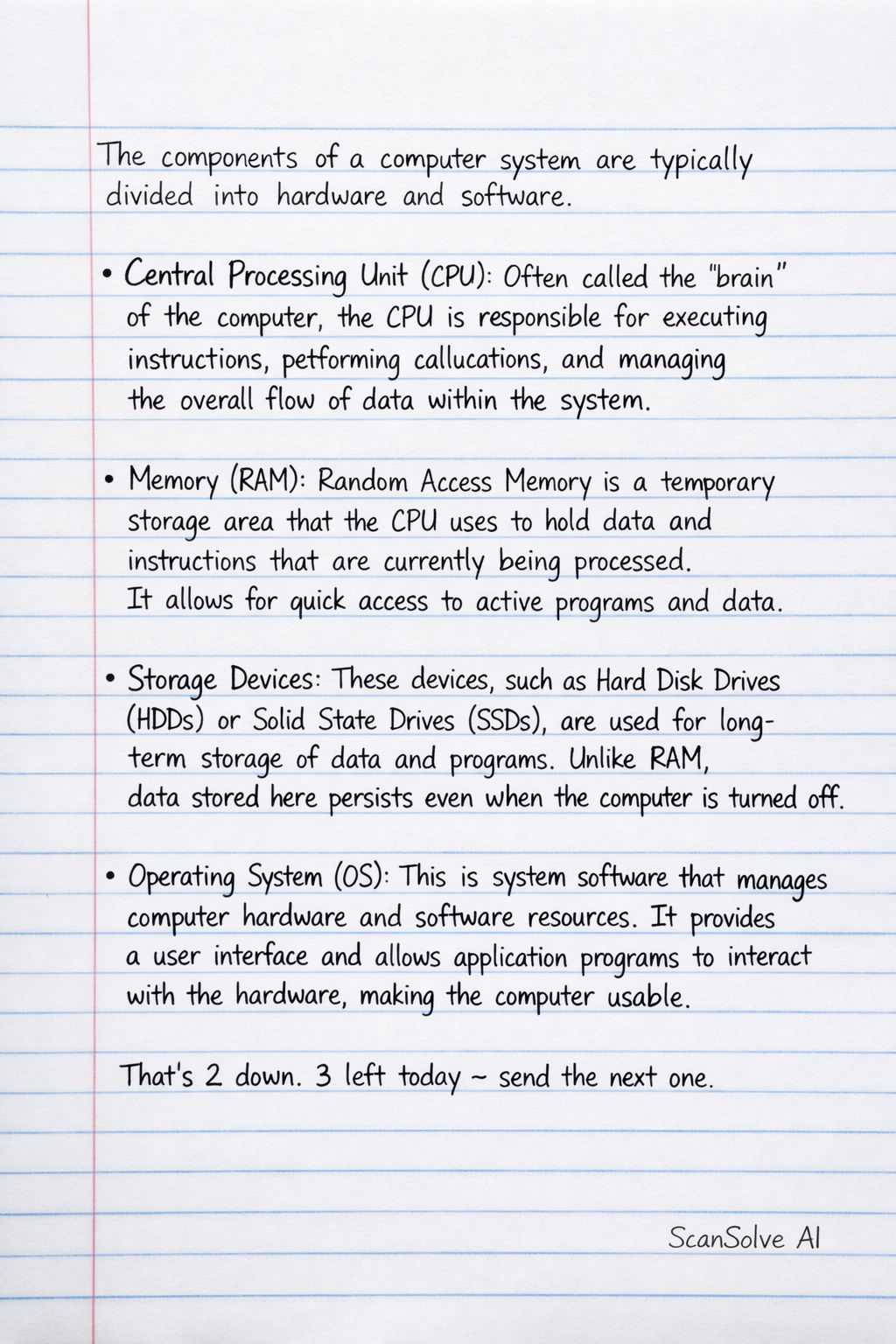 Handwritten step-by-step solution preview