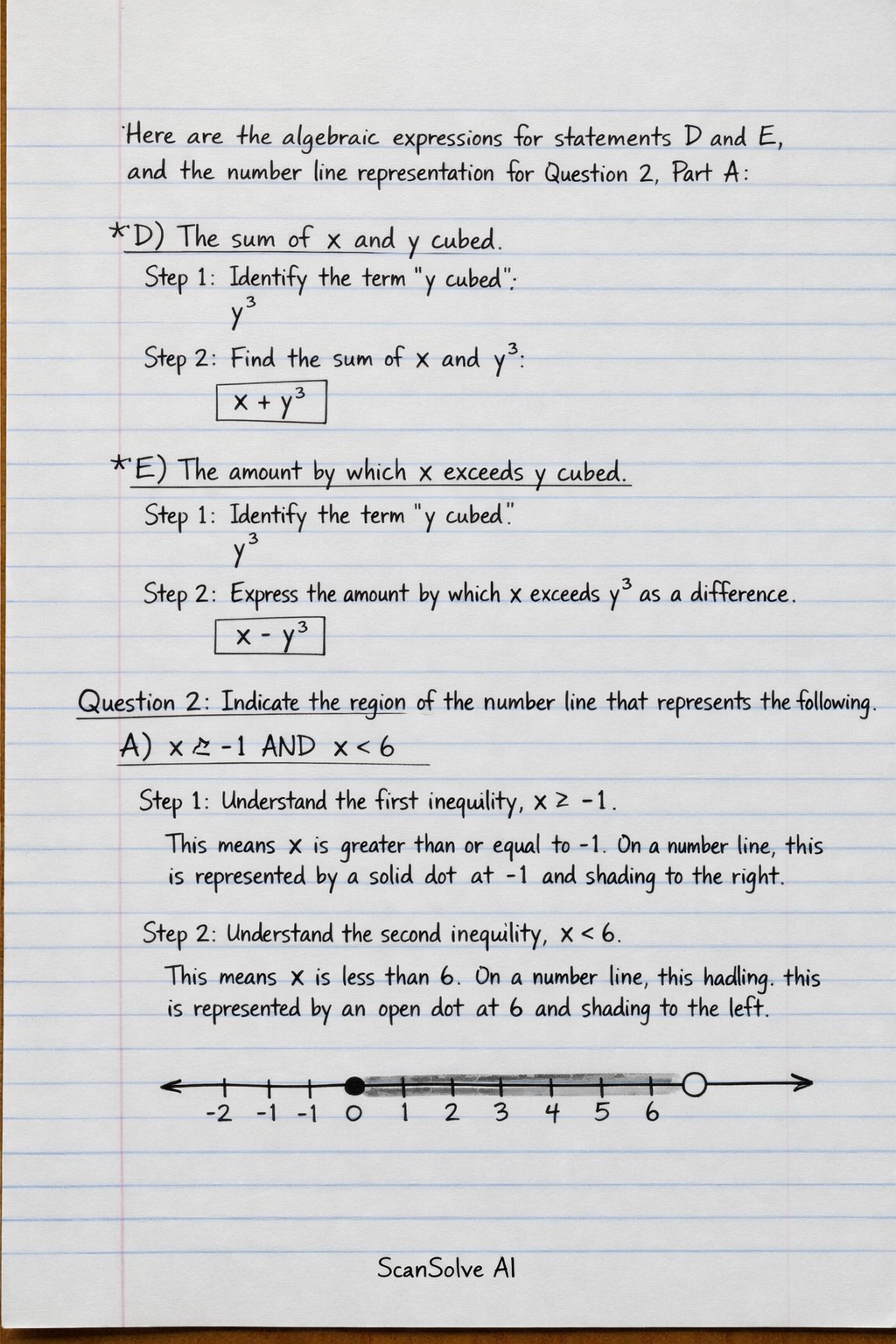 Handwritten step-by-step solution preview