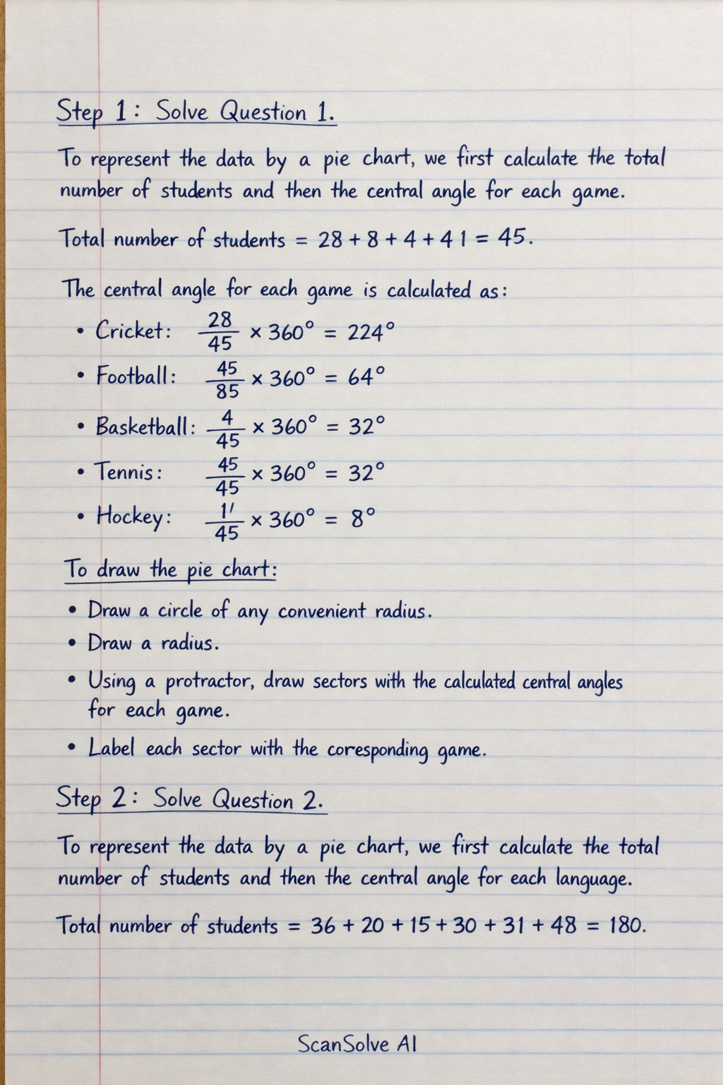 Handwritten step-by-step solution preview
