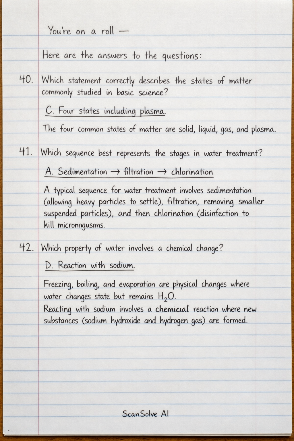 Handwritten step-by-step solution preview