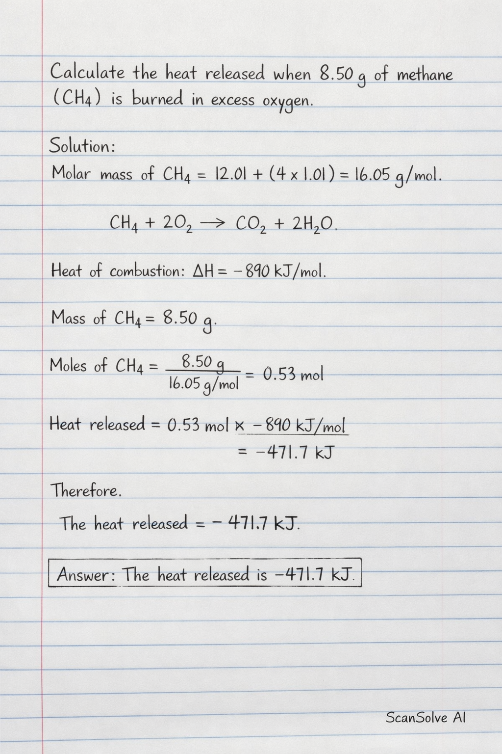 Handwritten step-by-step solution preview