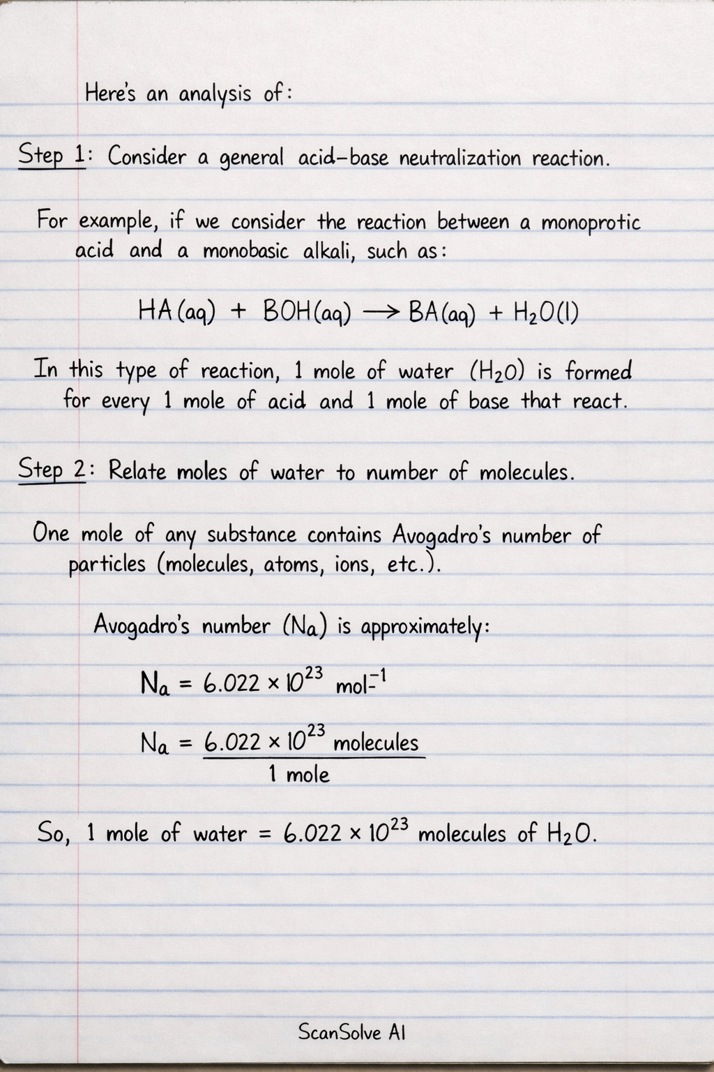 Handwritten step-by-step solution preview