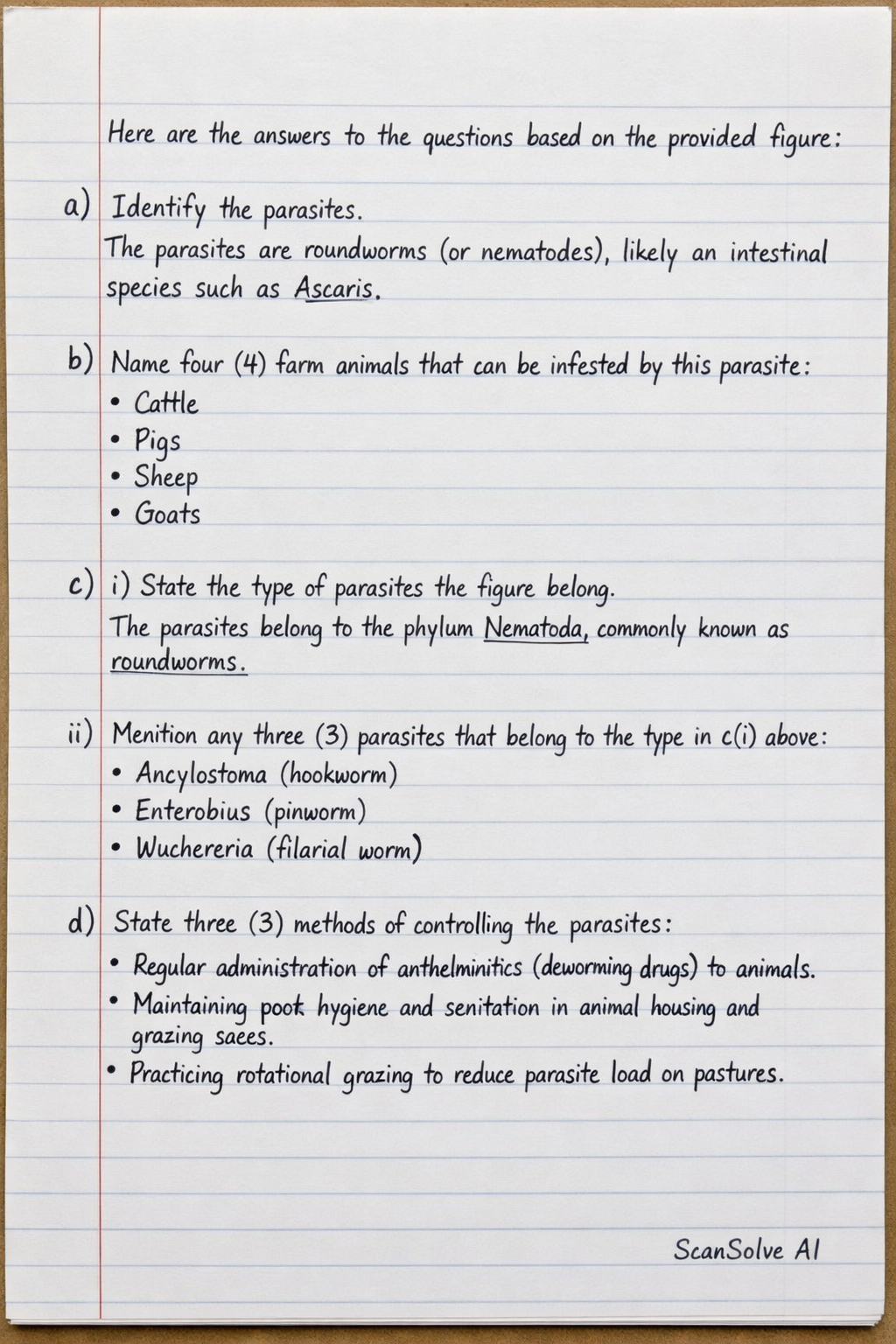Handwritten step-by-step solution preview