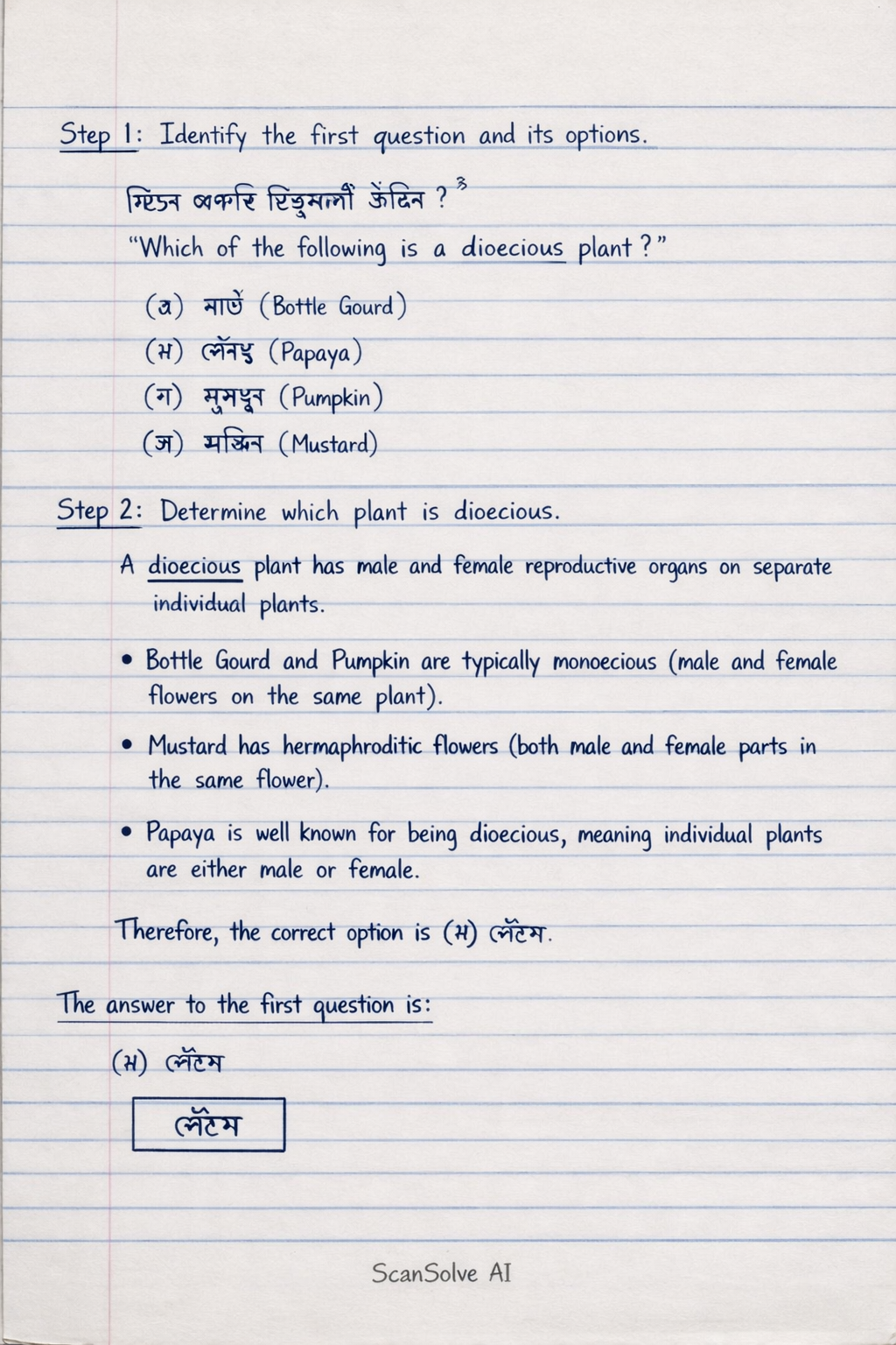 Handwritten step-by-step solution preview
