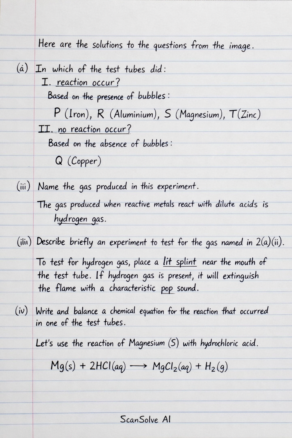 Handwritten step-by-step solution preview