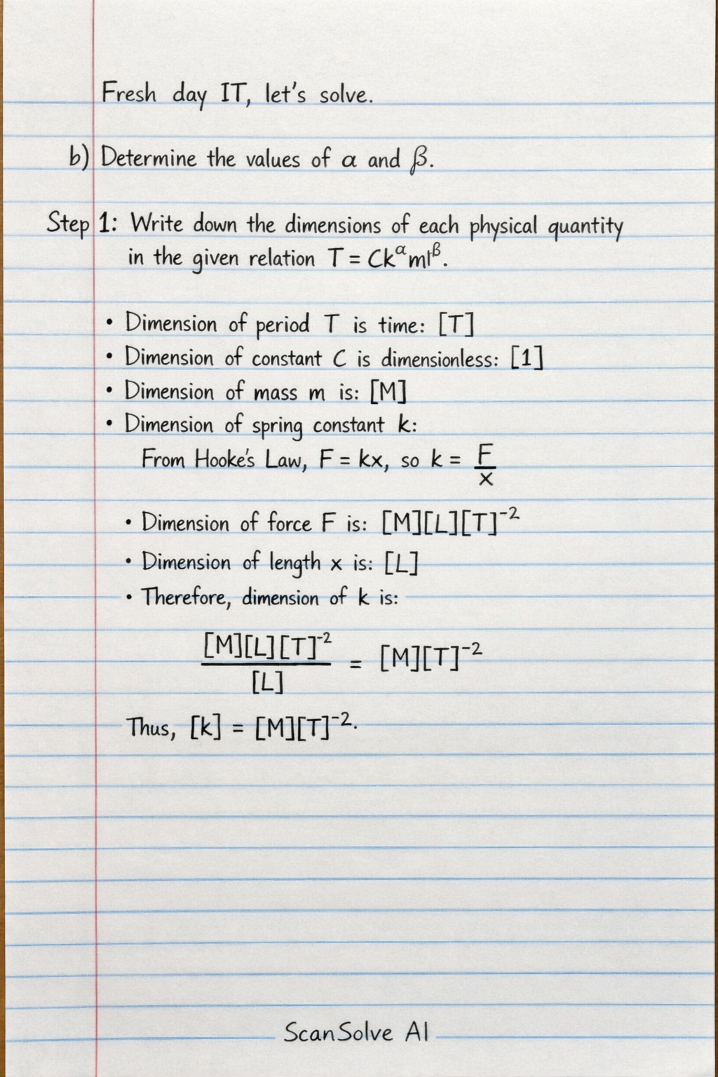 Handwritten step-by-step solution preview