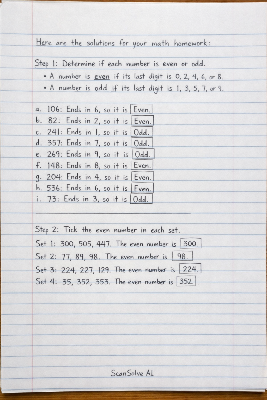 Handwritten step-by-step solution preview