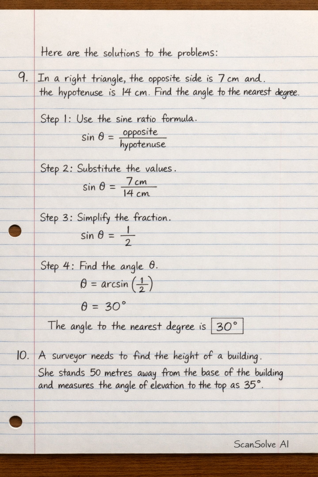 Handwritten step-by-step solution preview