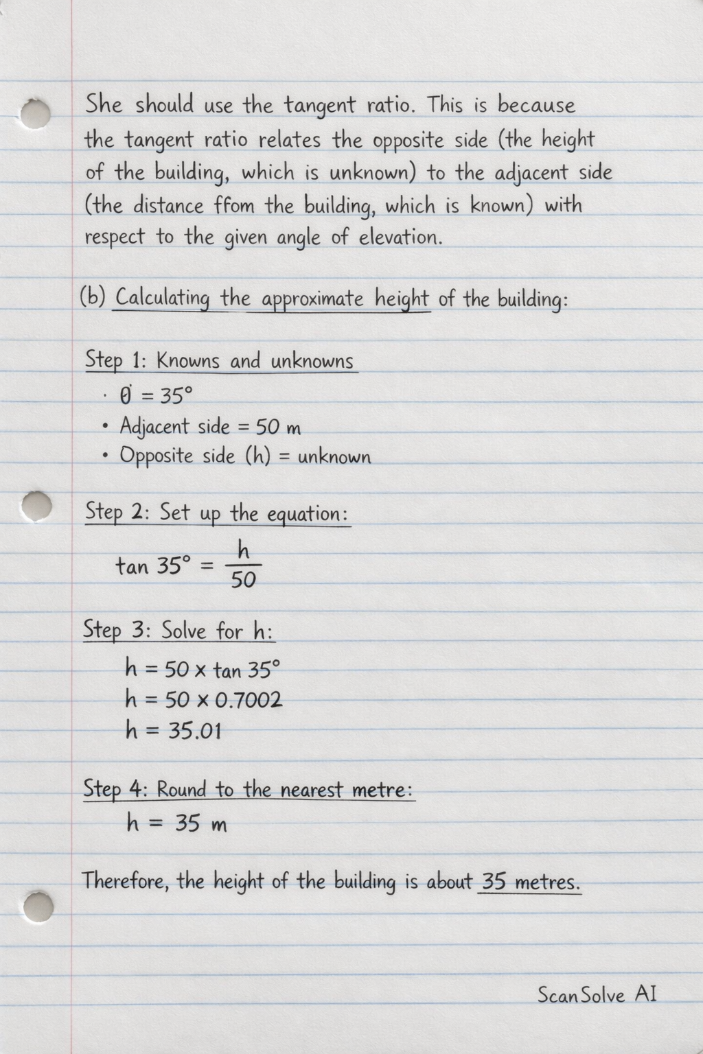 Handwritten step-by-step solution preview