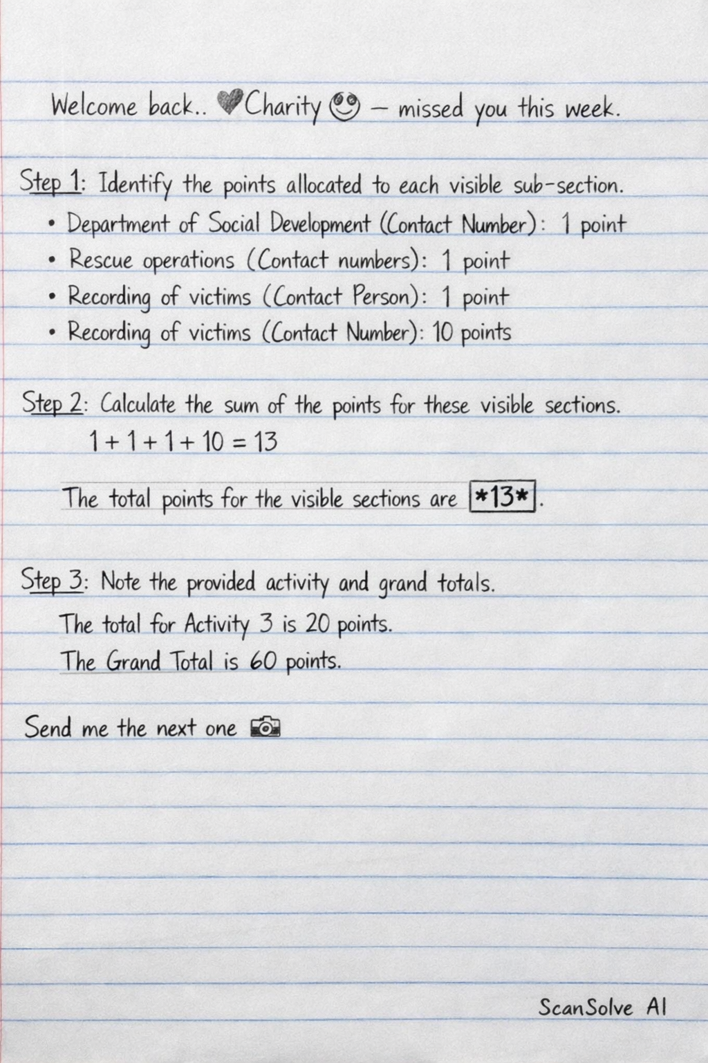 Handwritten step-by-step solution preview