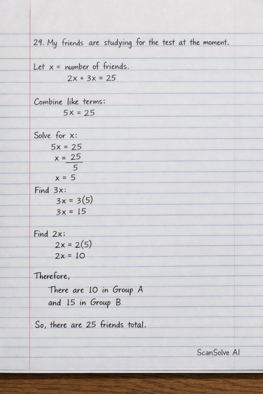 Handwritten step-by-step solution preview