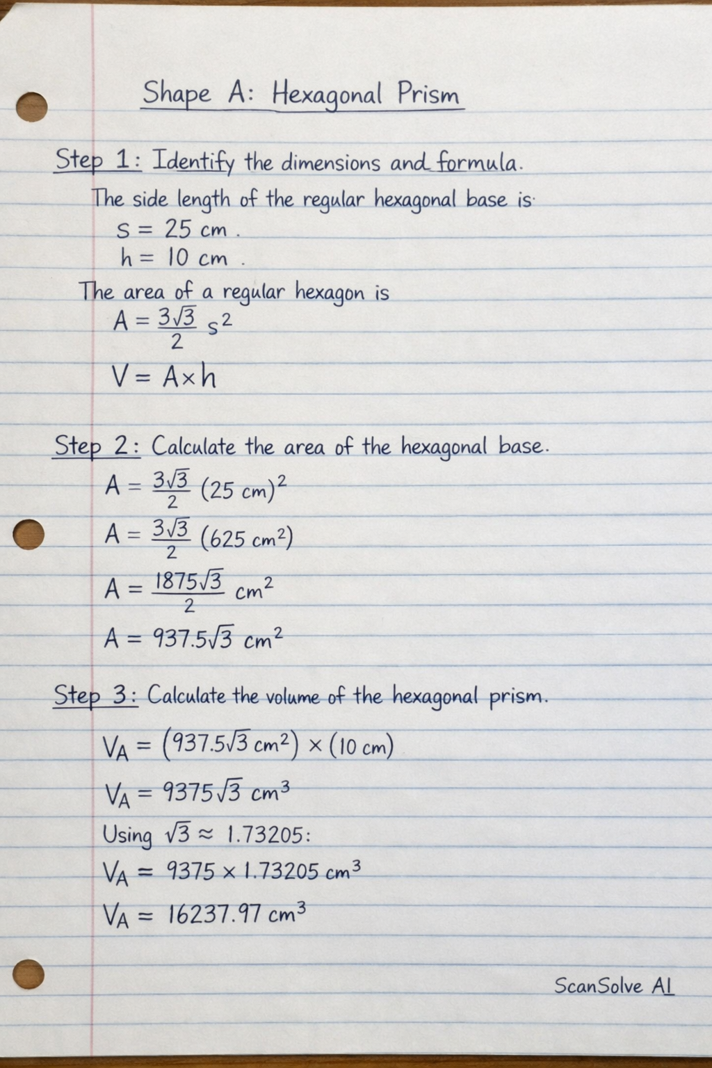 Handwritten step-by-step solution preview