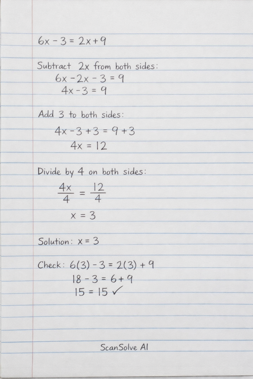 Handwritten step-by-step solution preview