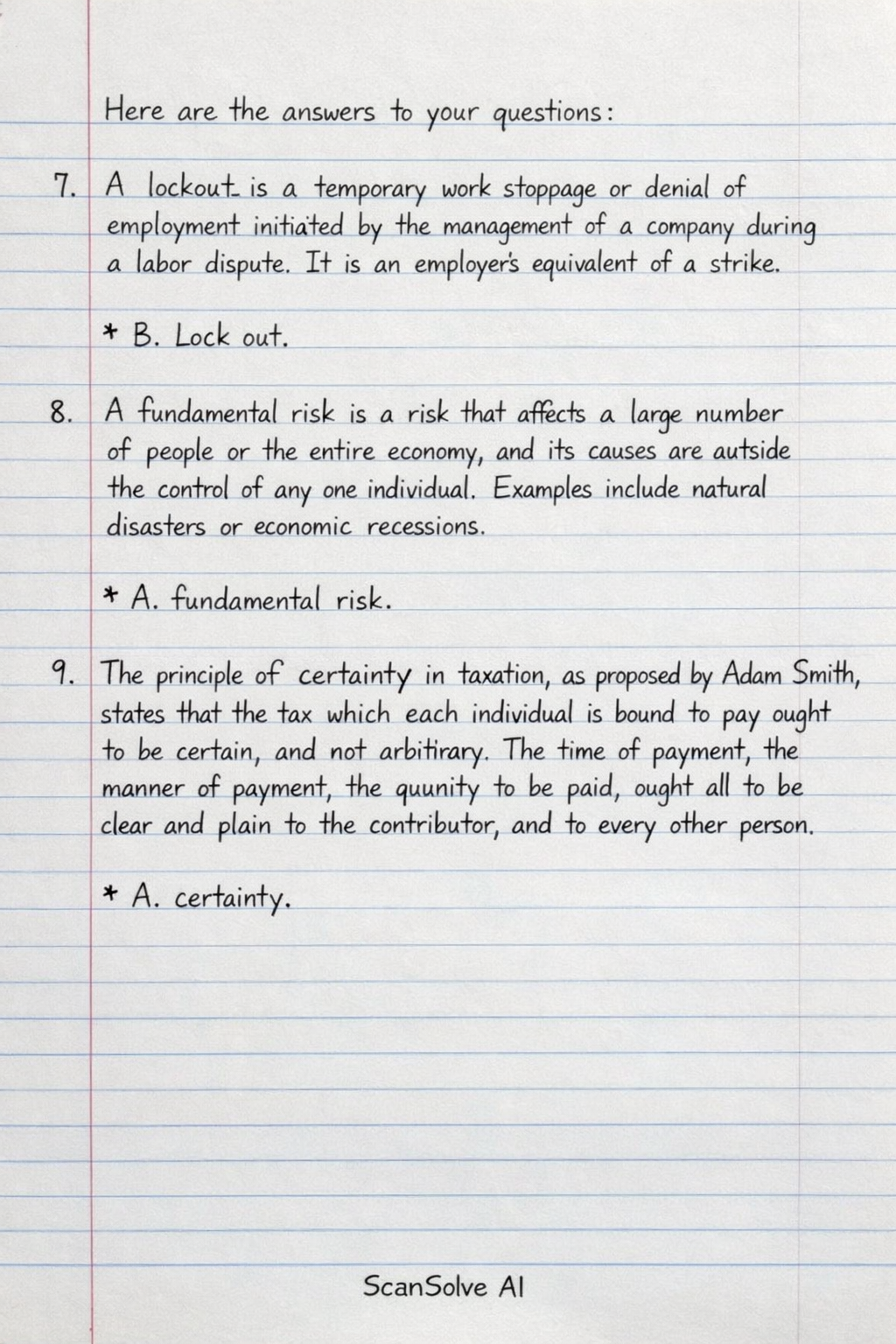 Handwritten step-by-step solution preview