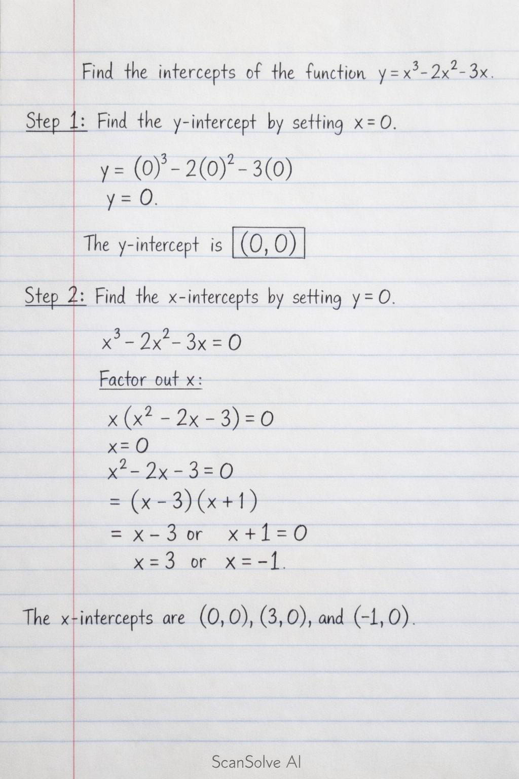 Handwritten step-by-step solution preview